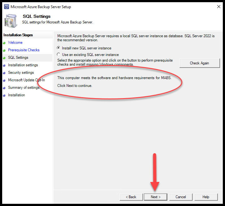 Rerun setup steps after reboot.