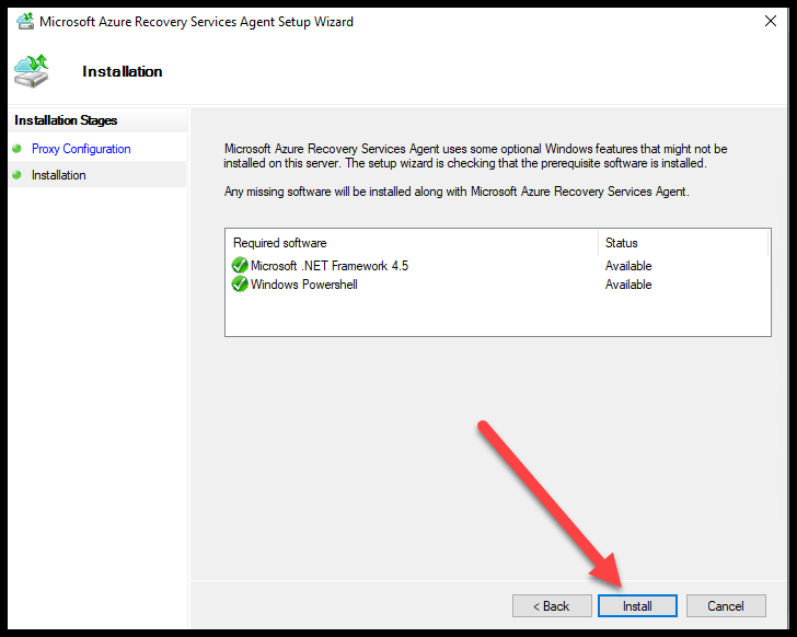 Install any additional Windows Features