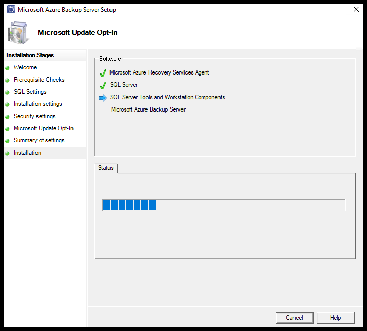 Install Status